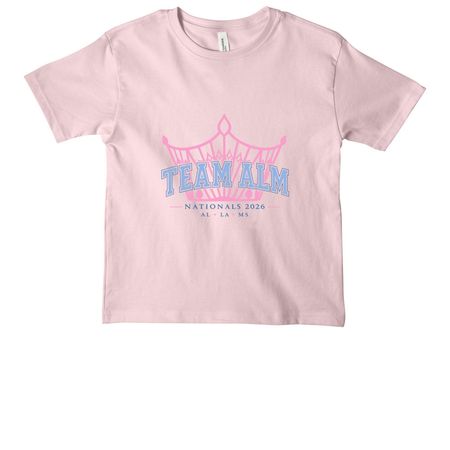 Team ALM Shirts, a Soft Pink Youth Heavyweight Tee