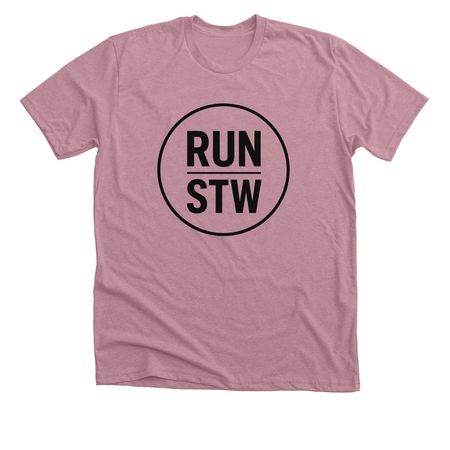 Logo tops, a Heather Orchid Premium Unisex Tee