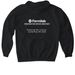 Fermilab Infrastructure Services Directorate, a Black Gildan Softstyle Pullover Hoodie (back-view)