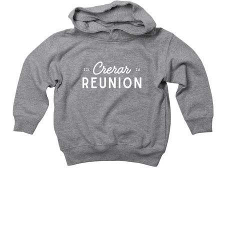 Crerar Reunion Toddler Shirts, a Granite Heather Toddler Pullover Hoodie