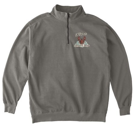 Stay The Course&nbsp;, a Grey Comfort Colors Quarter Zip Pullover