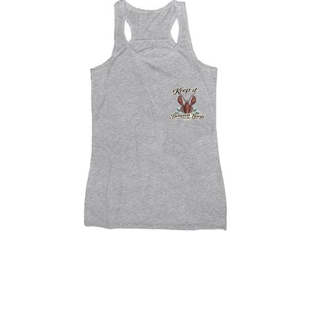 Stay The Course&nbsp;, a Athletic Heather Women's Racerback