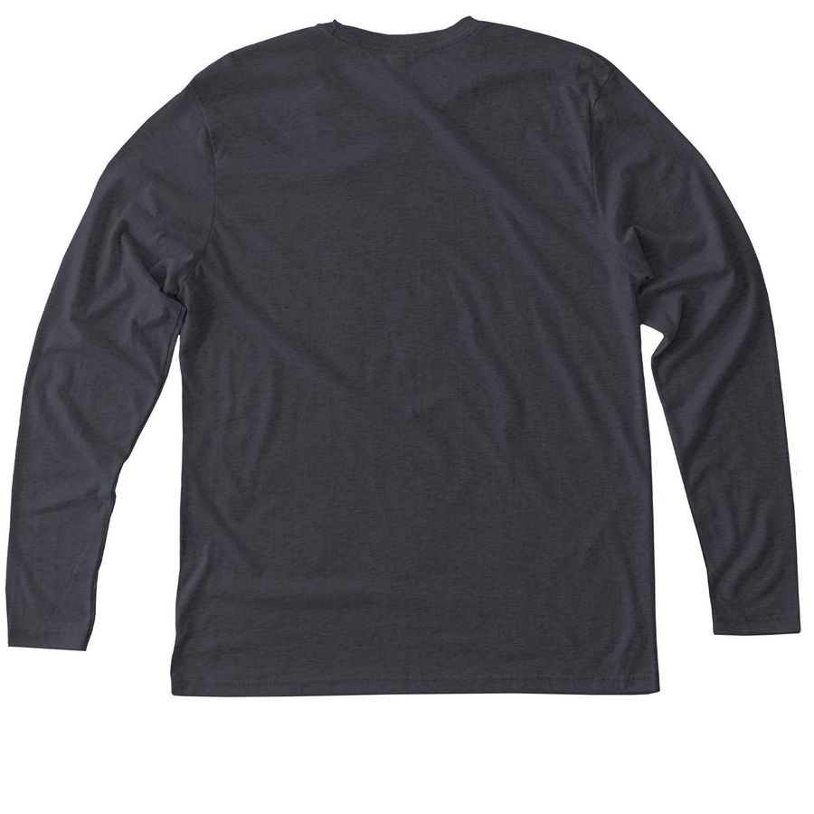 Samra Pediatrics, a Vintage Navy Triblend Long Sleeve Tee (back-view)