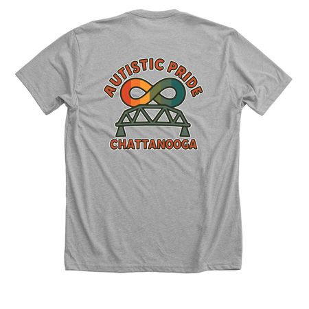 Don't Flirt With Me, a Athletic Heather Premium Unisex Tee (back-view)