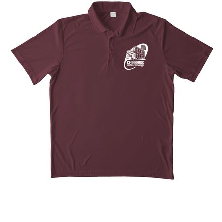 CPL Polo&nbsp;, a Maroon Unisex Performance Polo