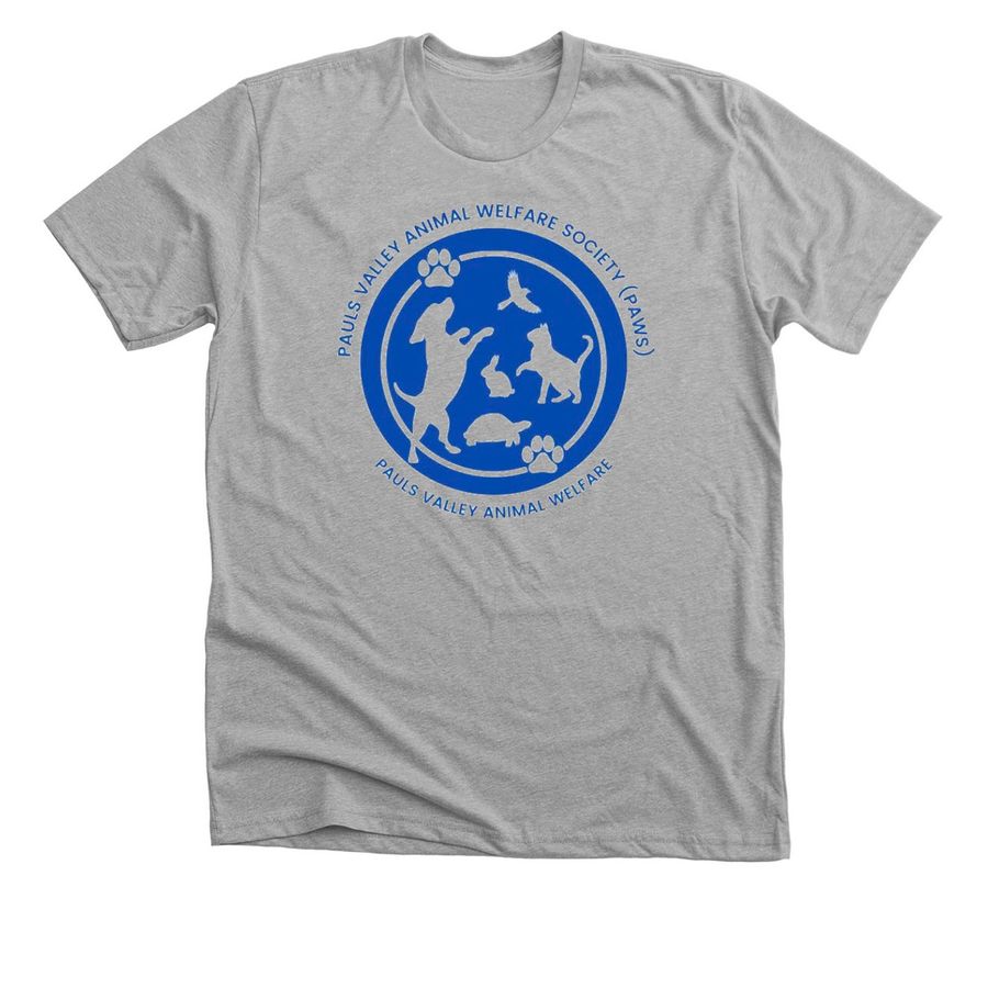 Pauls Valley Animal Welfare Society, a Athletic Heather Premium Unisex Tee