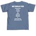 Medical Affairs Birds of Affirmation, a Blue Jean Comfort Colors Unisex Tee (back-view)
