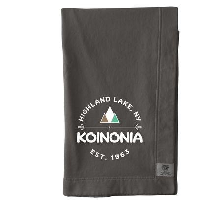 Koinonia Blanket, a Pepper Comfort Colors Blanket
