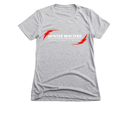 Hunter Walters Merchandise, a Dark Heather Grey Women's Slim Fit Tee