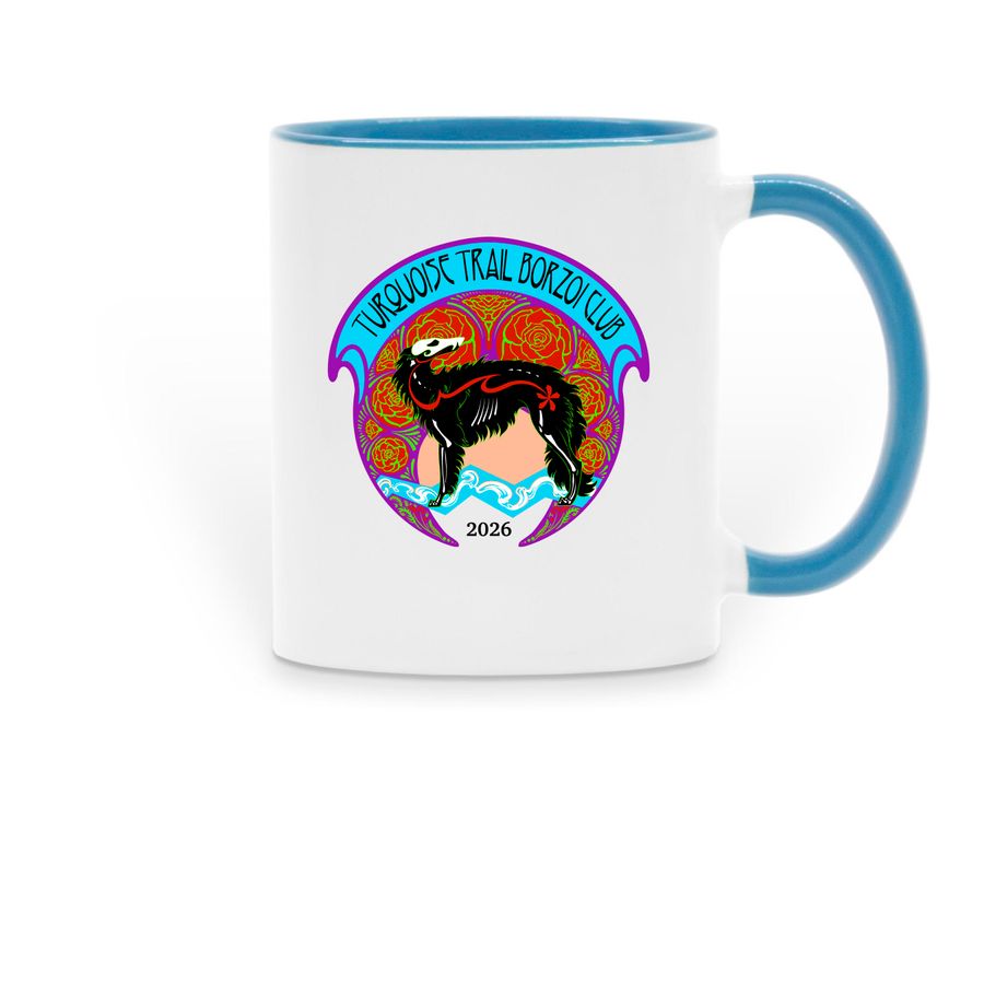 TTBC 2026 collectable - Dia de los Muertos, a Light Blue Two-Tone Ceramic Mug