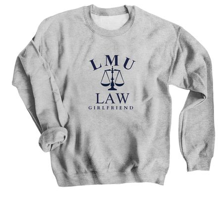 LMU DSOL Girlfriend Hoodies/Sweatshirts, a Sport Grey Crewneck Sweatshirt