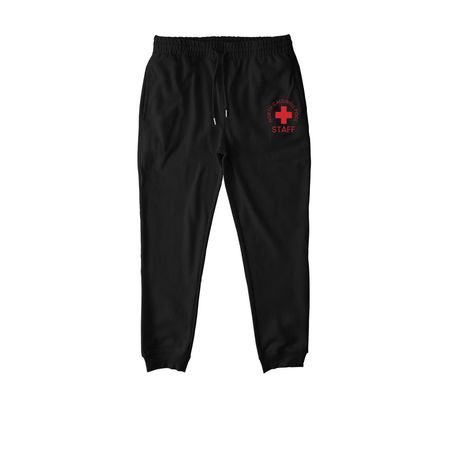 NC Pool Staff Sweatpants, a Black Stanley/Stella Unisex Flyer Jogger