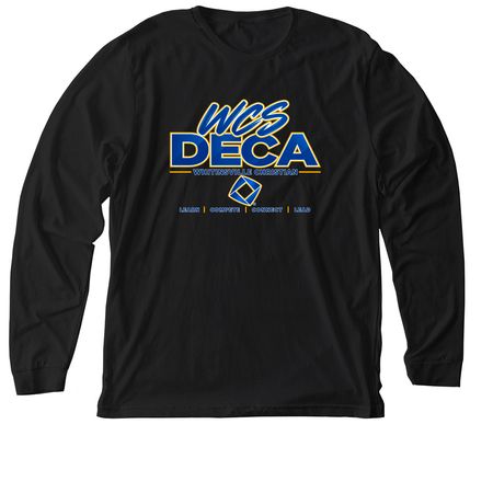 2026 Club Design #2, a Solid Black Blend Premium Long Sleeve Tee
