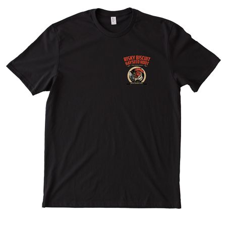 Hoot Rangewear, a Deep Black Allmade Heavyweight Recycled Cotton Tee