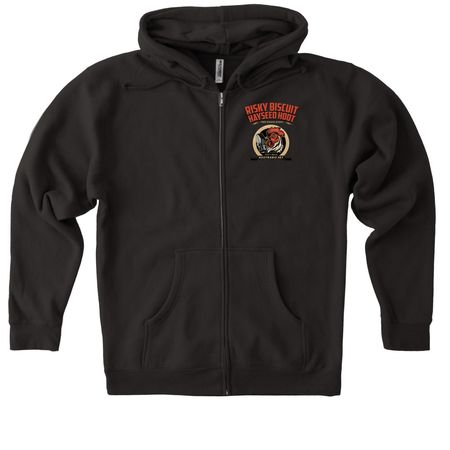 Hoot Rangewear, a Black Heavyweight Zip Up Hoodie