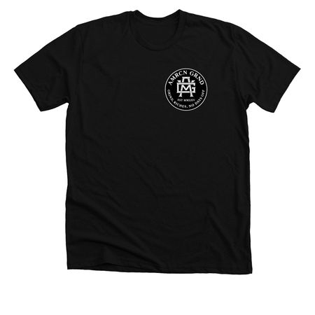 AMERICAN GRIND LLC, a Solid Black Blend Premium Unisex Tee
