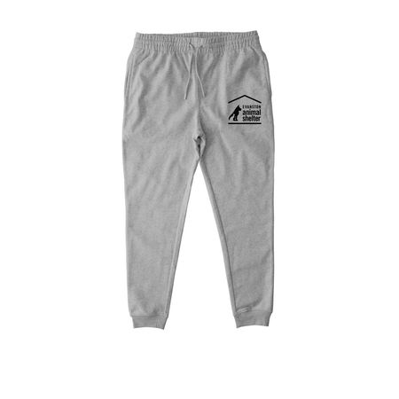 EAS Pants (Black Logo), a Heather Grey Stanley/Stella Unisex Flyer Jogger