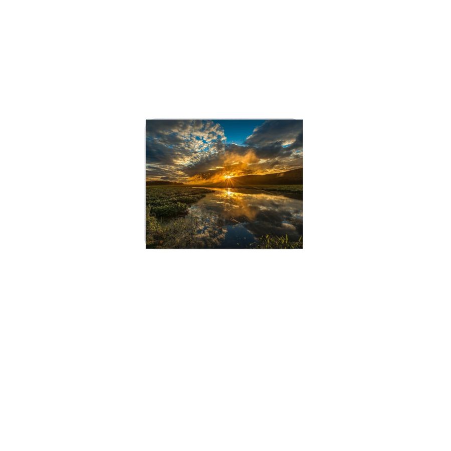 Sunset Mouse Pad, a White Full Color Mouse Pad
