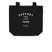 SUPPORT YOUR LOCAL TATAS TOTE, a Black Organic Cotton Tote Bag
