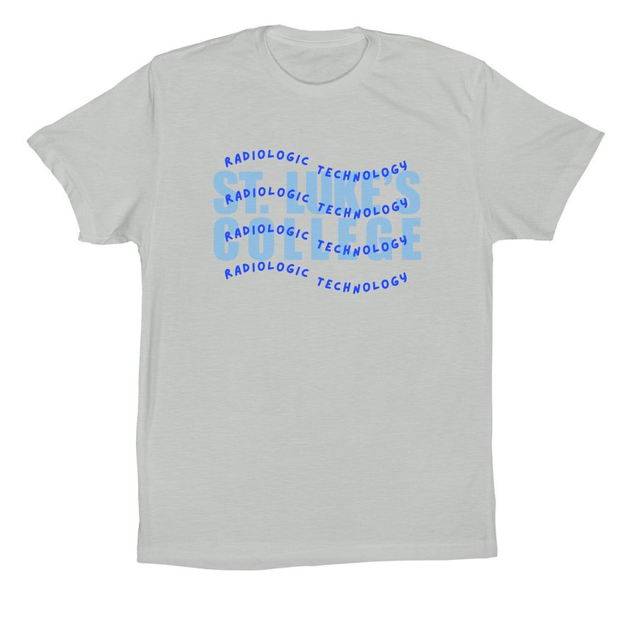 RAD TECH WAVE, a Silver Premium Cotton Tee