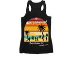 SB Westie Wednesdays - OG Black, a Black Women's Racerback (back-view)