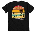 SB Westie Wednesdays - OG Black, a Solid Black Blend Premium V-Neck Tee (back-view)