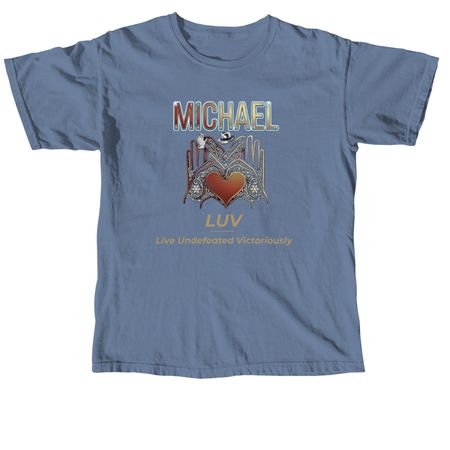LUV MOTIVATIONAL QUOTE SERIES&nbsp;, a Blue Jean Comfort Colors Unisex Tee