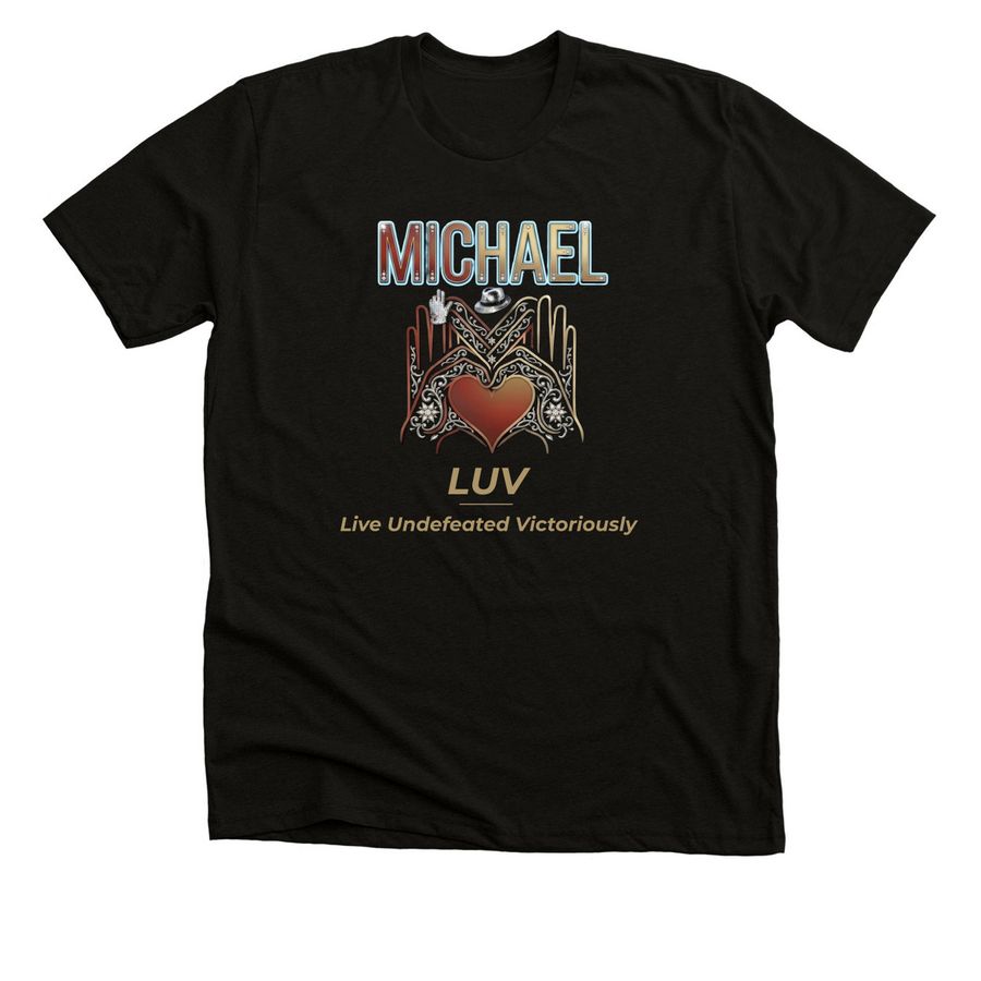 LUV MOTIVATIONAL QUOTE SERIES&nbsp;, a Solid Black Blend Premium Unisex Tee