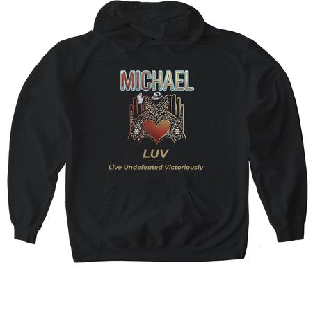LUV MOTIVATIONAL QUOTE SERIES&nbsp;, a Black Gildan Softstyle Pullover Hoodie