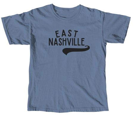 East Nashville&nbsp;, a Blue Jean Comfort Colors Unisex Tee