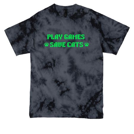 Lounge Fundraiser, a Black Crystal Tie Dye Tee