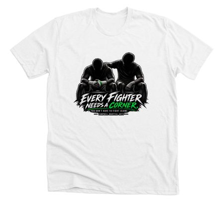 Every Fighter, a Solid White Blend Premium Unisex Tee