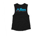 Get PrEP at Allies, a Black Women's Muscle Tank (back-view)