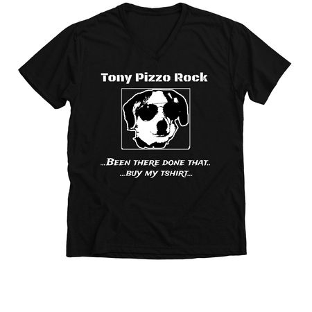 T.P.R. Been there done that buy my tshirt, a Solid Black Blend Premium V-Neck Tee