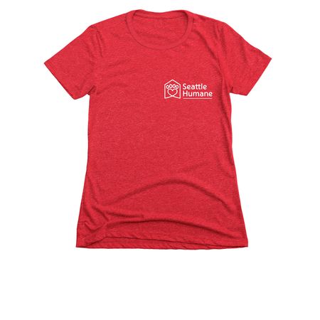 Volunteer Tees, a Red Women's Slim Fit Tee