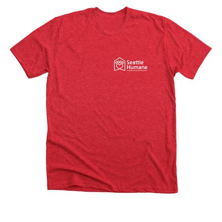 Volunteer Tees, a Heather Red Premium Unisex Tee