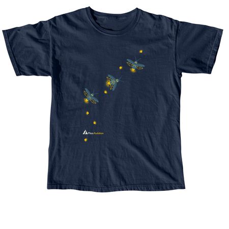 Go Wild for Fireflies, a True Navy Comfort Colors Unisex Tee