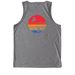 Growing Together, Restoring Forever, a Aluminum Grey Allmade Eco Triblend Tank (back-view)