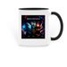 Native Elementz Coffee Mug 2, a Black Two-Tone Ceramic Mug
