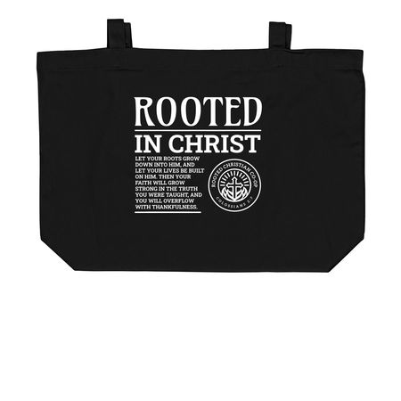 RCC - Tote Bag 2026 (Front Only), a Black Large Organic Cotton Tote Bag