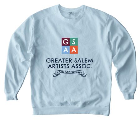 GSAA 40th Anniversary, a Chambray Comfort Colors Crewneck Sweatshirt