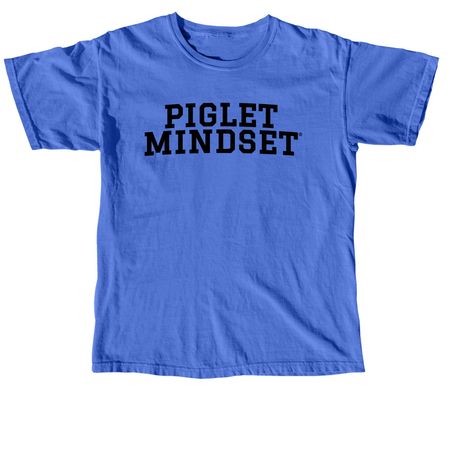 PIGLET MINDSET College T-Shirt Fundraiser, a Flo Blue Comfort Colors Unisex Tee
