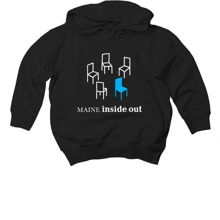 Maine Inside Out Toddler Prints!, a Black Toddler Pullover Hoodie