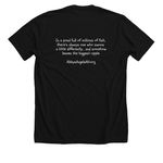 Guppy, a Solid Black Blend Premium Unisex Tee (back-view)