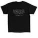 Guppy, a Black Classic Unisex Tee (back-view)