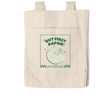 But First, Kapon | Tote Bag, a Natural Reclaimist Everywhere Tote Bag