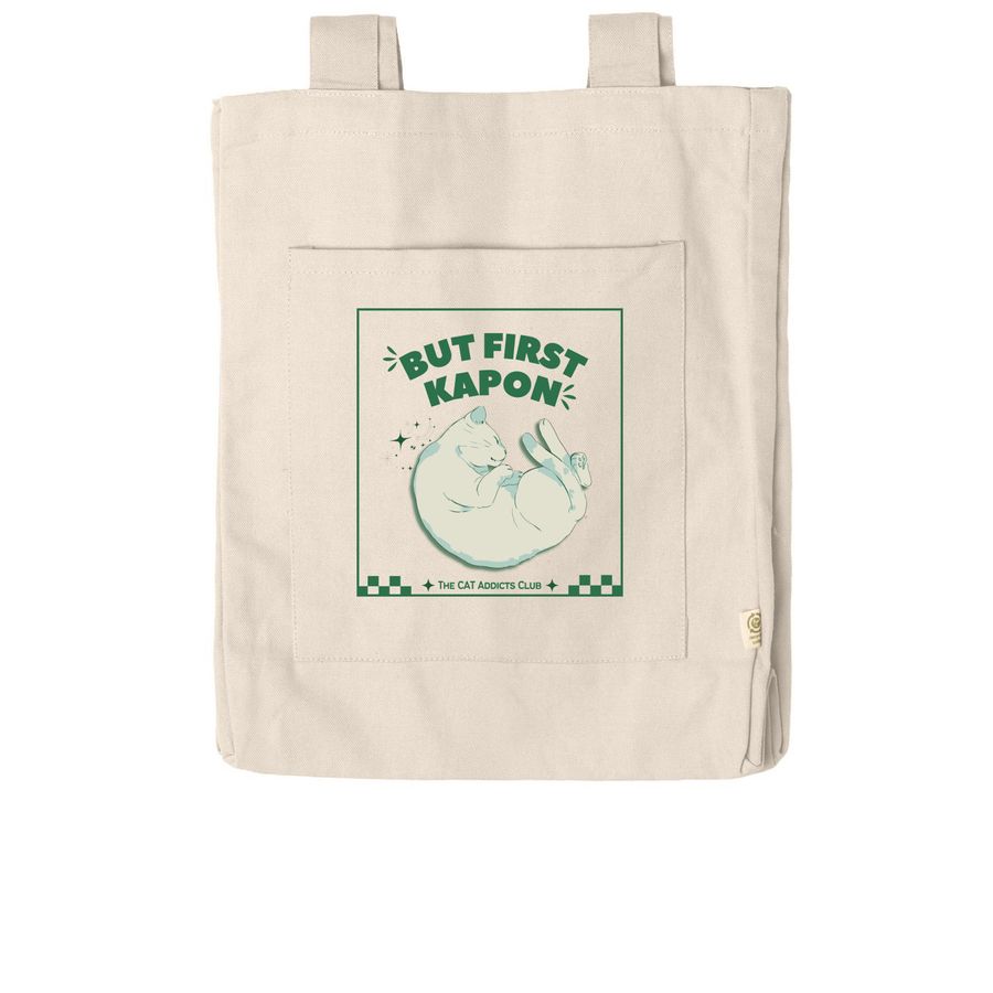 But First, Kapon | Tote Bag, a Natural Reclaimist Everywhere Tote Bag
