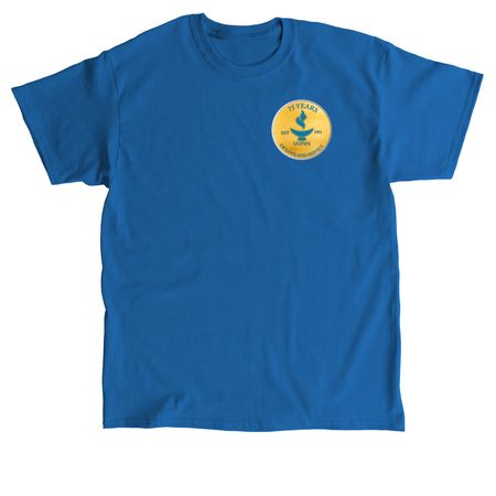 75th Anniversary T-Shirts, a Royal Classic Unisex Tee
