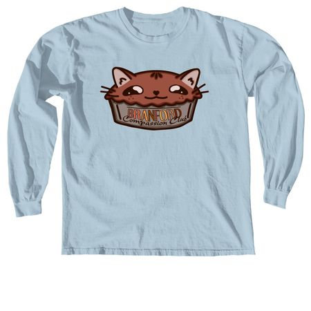 BCC Kitty Pie, a Chambray Comfort Colors Long Sleeve Tee