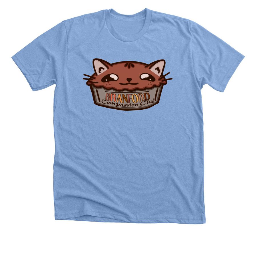 BCC Kitty Pie, a Heather Carolina Blue Premium Unisex Tee